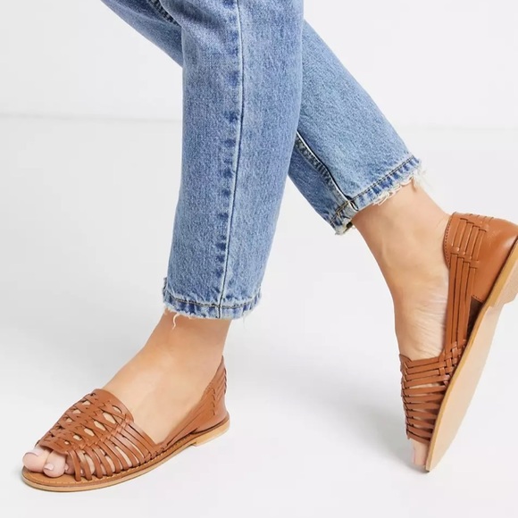 ASOS Shoes - ASOS Florentine Woven Leather Sandals